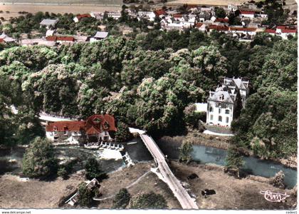 FOURGES  VUE GENERALE DE L'HOSTELLERIE DU MOULIN DE FOURGES