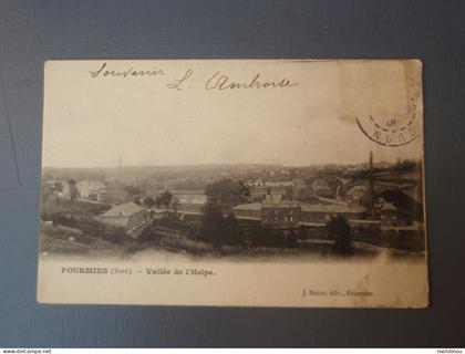 Cpa FOURMIES (59) Vallée de l'Helpe 1906