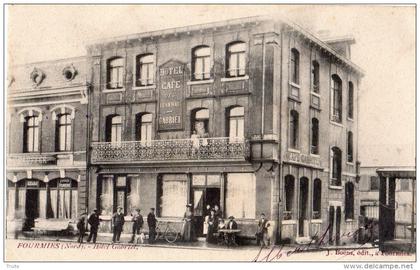 FOURMIES HOTEL GABRIEL ANIMEE  CARTE PRECURSEUR