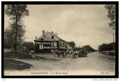 95 Franconville auberge restaurant attelage cheval D95D K95252K C95252C RH090871