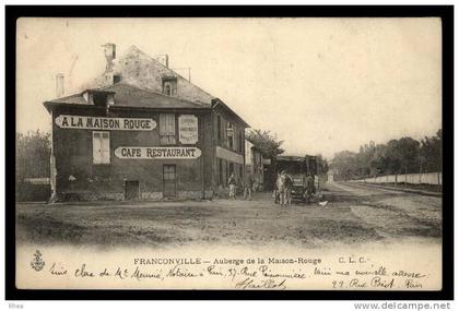 95 Franconville auberge restaurant attelage cheval D95D K95252K C95252C RH090872