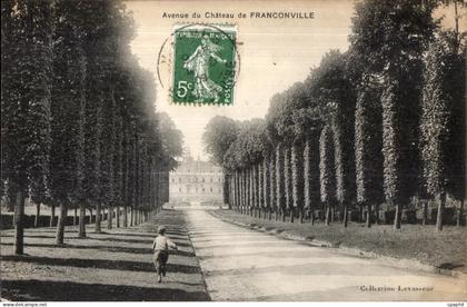 CPA Avenue du chateau de franconville