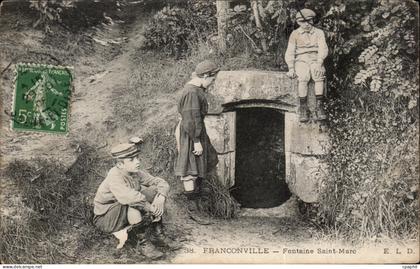 CPA Franconville Fontaine Saint Marc Enfants