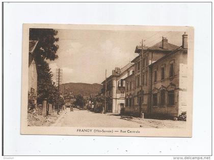 FRANGY (HAUTE SAVOIE) RUE CENTRALE