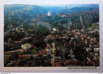 ► (57) FREYMING MERLEBACH Vue aérienne  (1987 Oblitération mécanique  )