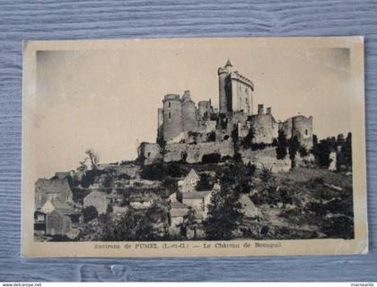 cpa Fumel (47) le château de Bonaguil