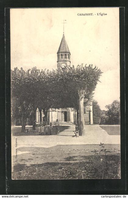 CPA Gabarret, L'Eglise