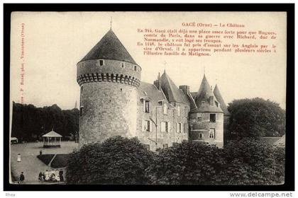 61 Gacé chateau D61D K61181K C61181C RH098956