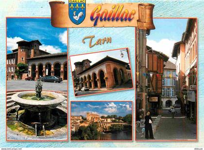 81 - Gaillac - Multivues - Blasons - CPM - Voir Scans Recto-Verso