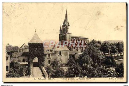 CPA Galan Vieille Prison L'Eglise