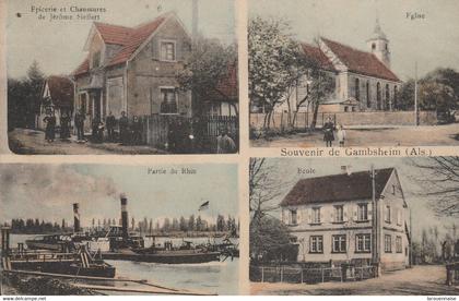 67 - GAMBSHEIM - Souvenir de Gambsheim