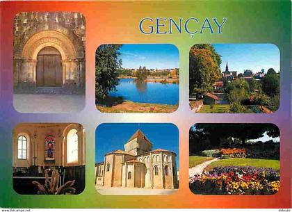 86 - Gençay - Multivues - CPM - Voir Scans Recto-Verso