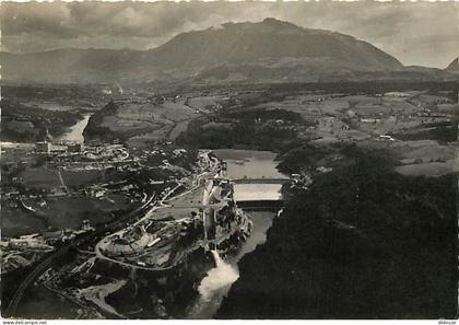 01 - Genissiat - Barrage de Genissiat - Vue aérienne - Carte dentelée - CPSM grand format - Carte Neuve - Voir Scans Rec