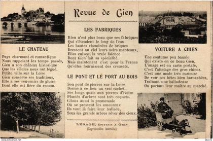 CPA GIEN - Revue de GIEN - Le Chateau - Scenes (631946)