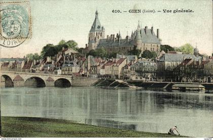 Gien CPA Vue generale