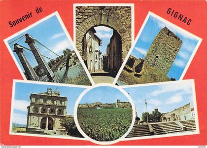 34-GIGNAC-PONT SUSPENDU DE GIGNAC-N°7100-A/0363