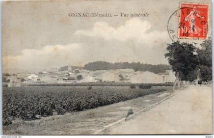 34 - GIGNAC -- Vue générale