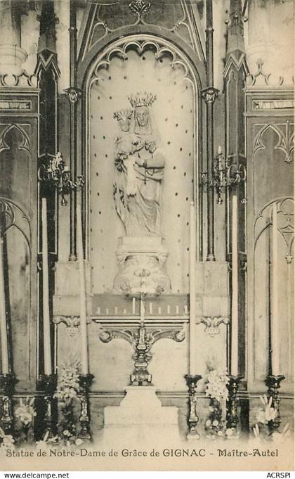 Gignac, Statue de ND de Grace de Gignac (scan recto-verso) KEVREN0111