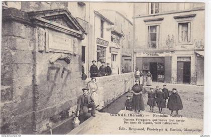 Hérault - Gignac - Fontaine Molière