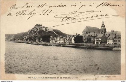 CPA GIVET - Charlemont et le grand GIVET (147864)