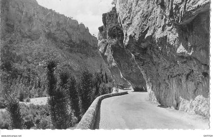 CPA ENCORBEILLEMENT AUX BAUMES VIEILLES GORGES DU TARN -non circulée