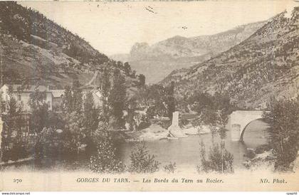 CPA Gorges du Tarn les bords du Tarn au Rozier