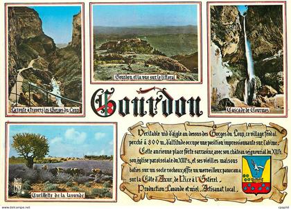 CPM Gourdon Alpes Maritimes