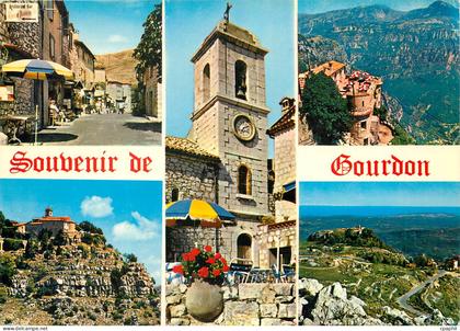 CPM Gourdon Alpes Maritimes Vue generale