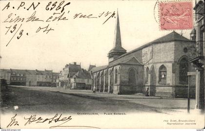 Grandvilliers - Place Barbier - CPA