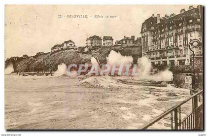 CPA Granville Effets de mer
