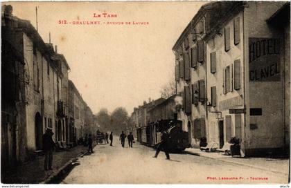 CPA GRAULHET Avenue de Lavaur TRAM VAPEUR (977233)