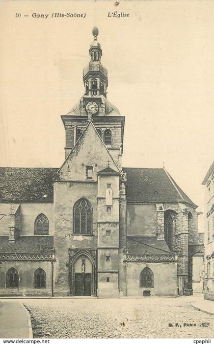 CPA Gray (Hte Saone) l'Eglise