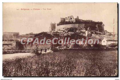 CPA Grignan Chateau Vue Nord
