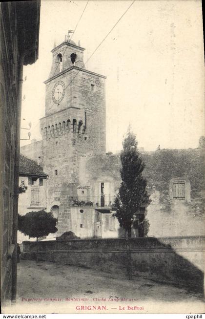 CPA Grignan le Beffroi