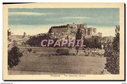 CPA Grignan vue generale Ouest