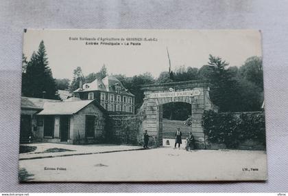 école Nationale d'agriculture de Grignon, entrée principale, le poste, Yvelines 78