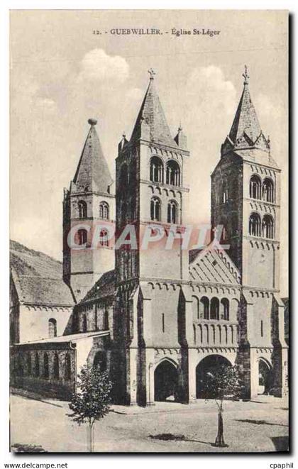 CPA Guebwiller Eglise St Leger