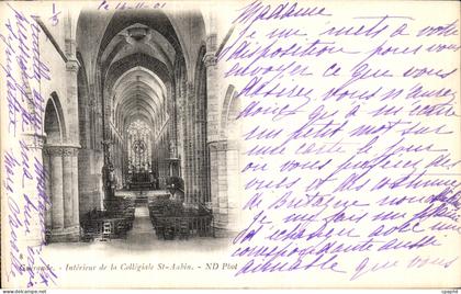 CPA Guerande Interieur de la Collegiale Saint Aubin