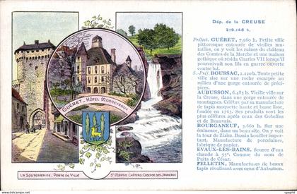 CPA Gueret Pittoresque Entouree De vieilles Murallies