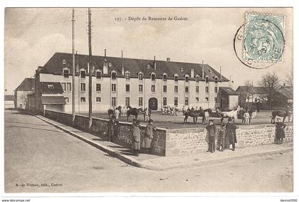 GUERET (23) - Dépôt de Remonte de Guéret - Ed. A. de Nussac, Guéret