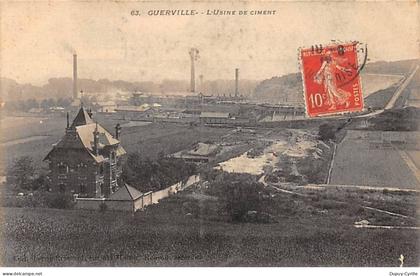 GUERVILLE - L'Usine de Ciment - très bon état
