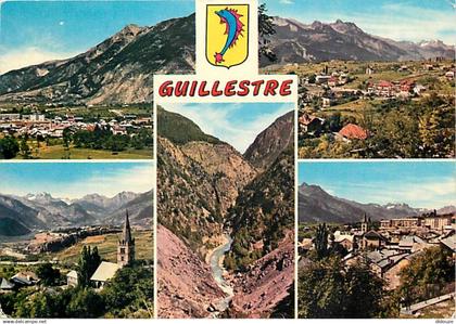 05 - Guillestre - Multivues - Blasons - CPM - Voir Scans Recto-Verso