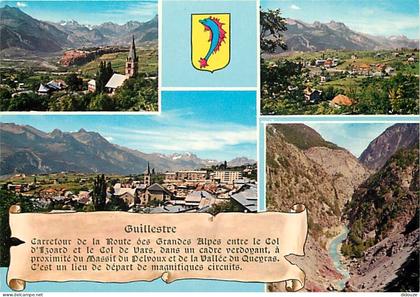 05 - Guillestre - Multivues - Blasons - CPM - Voir Scans Recto-Verso