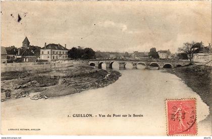 CPA Guillon vue du pont (1478965)