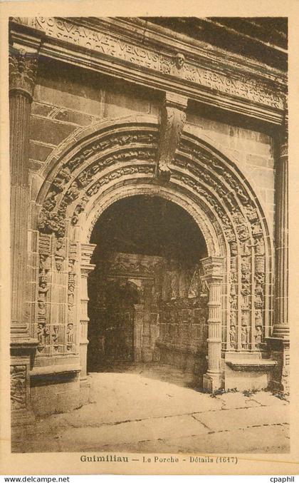 CPA Guimiliau La Porche Details (1617)