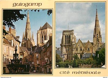 Carte Postale - 22 - Guingamp - Cité Médiévale - Multivues - Flamme Postale de Guingamp - CPM - Voir Scans Recto-Verso -