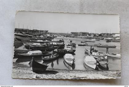 Cpsm 1959, Gujan Mestras, le grand port, Gironde 33