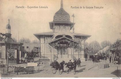 Guyane - Le pavillon de la Guyane Française à l'exposition coloniale de Marseille en 1906 - Ed. inconnu