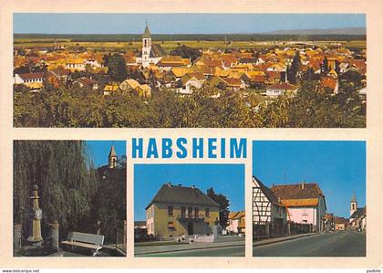 carte postale 68. Habsheim  très beau plan