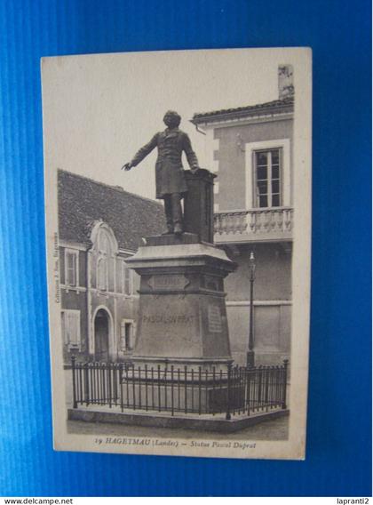 HAGETMAU. LANDES. STATUE PASCAL DUPRAT.   7931LO